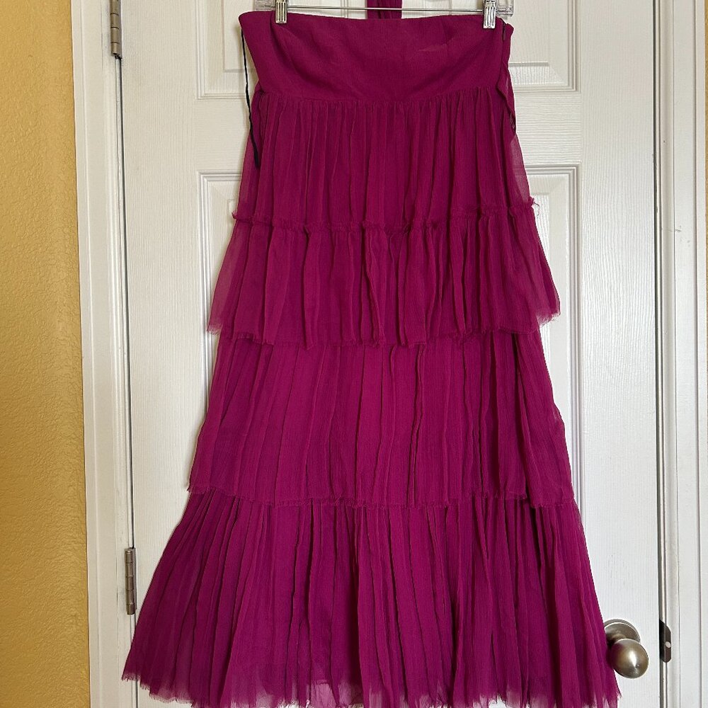 Gorgeous Fuschia strapless party dress by MarieMarie